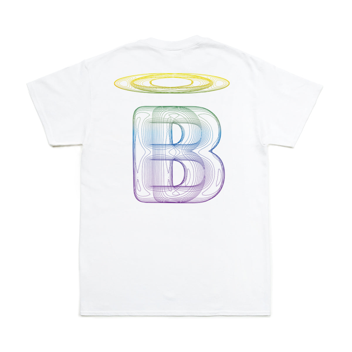 Beinghunted. 3D Bubble Logo T-shirt White